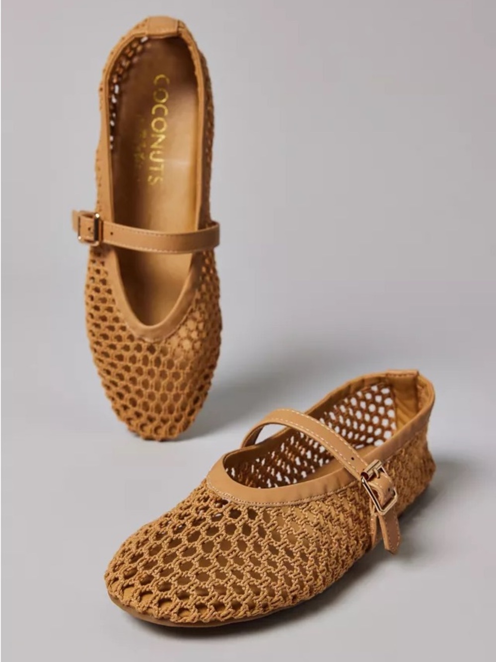 Coconuts by Matisse Nolita Crochet Mesh Flats